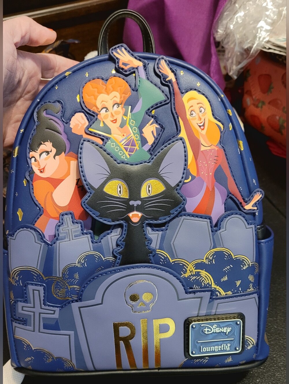 Loungefly Disney Hocus Pocus Sisters & Binx Mini Backpack - Picture 2 of 8